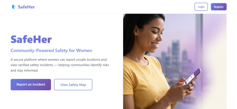 SafeHer – screenshot 1