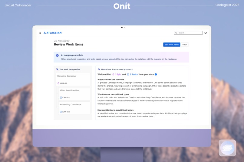 Onit: Jira AI Onboarder – screenshot 2