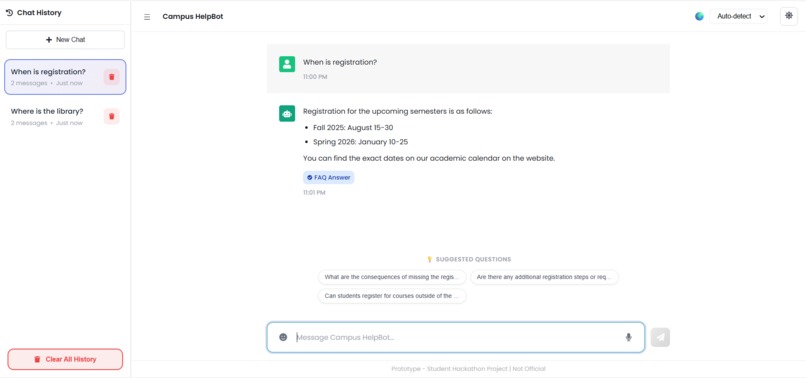 Helwan InfoBot – screenshot 1