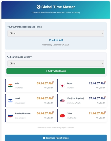 Universal Time Master – screenshot 1