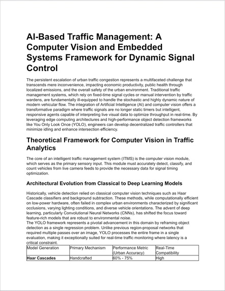 AI-Based Traffic Management   – screenshot 7