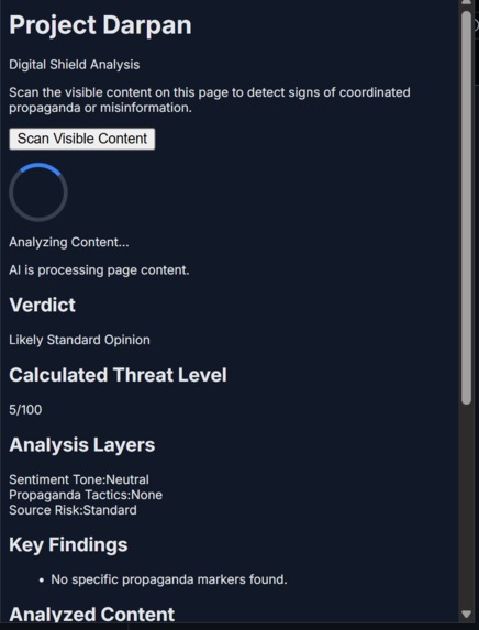 Project Darpan – screenshot 1