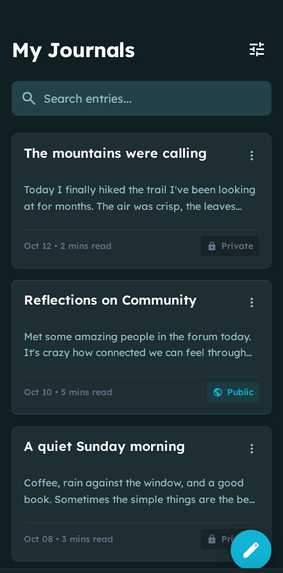 OpenJournal – screenshot 7