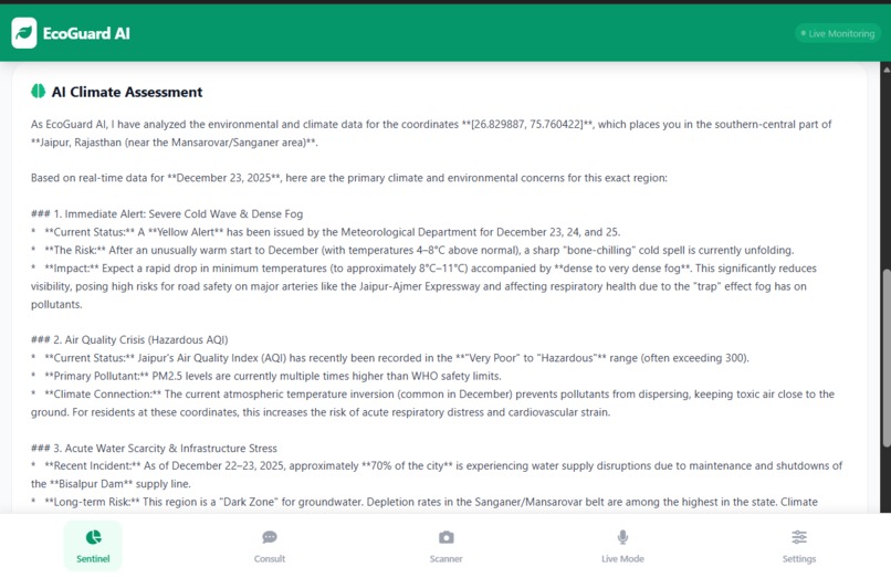 EcoGuard: AI-Powered Local Climate Sentinel – screenshot 5