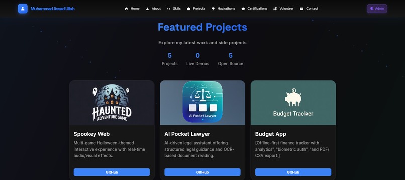 Dynamic Flutter Portfolio & Admin CMS – screenshot 4