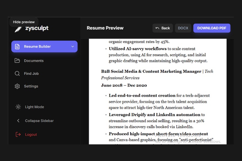 Zysculpt – screenshot 1
