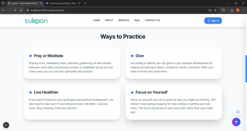 Sukoon - Wellness that listens to You – screenshot 10