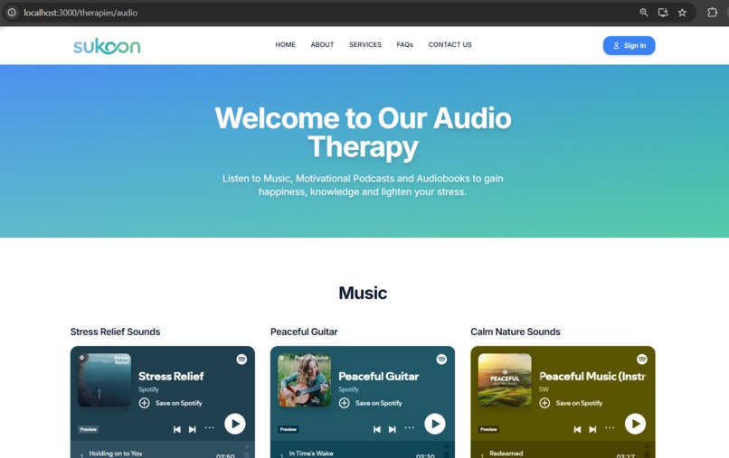 Sukoon - Wellness that listens to You – screenshot 3