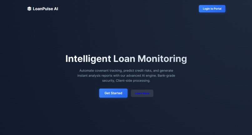 LoanPulse-AI – screenshot 1