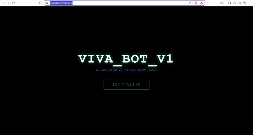 VivaBot: The AI External Examiner – screenshot 1