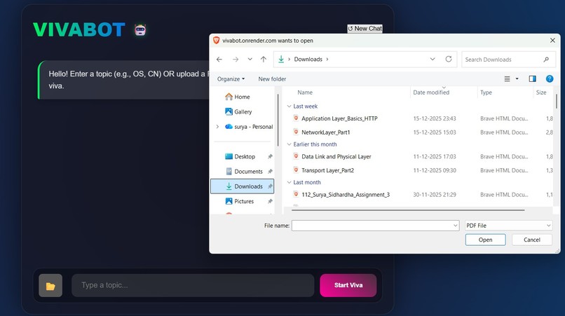 VivaBot: The AI External Examiner – screenshot 4