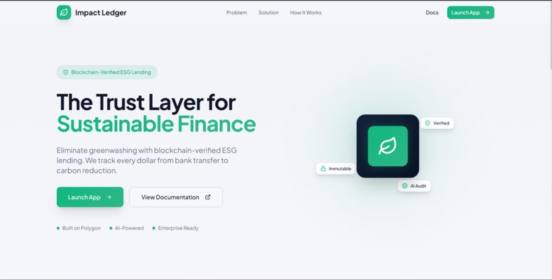 Impact Ledger – screenshot 1