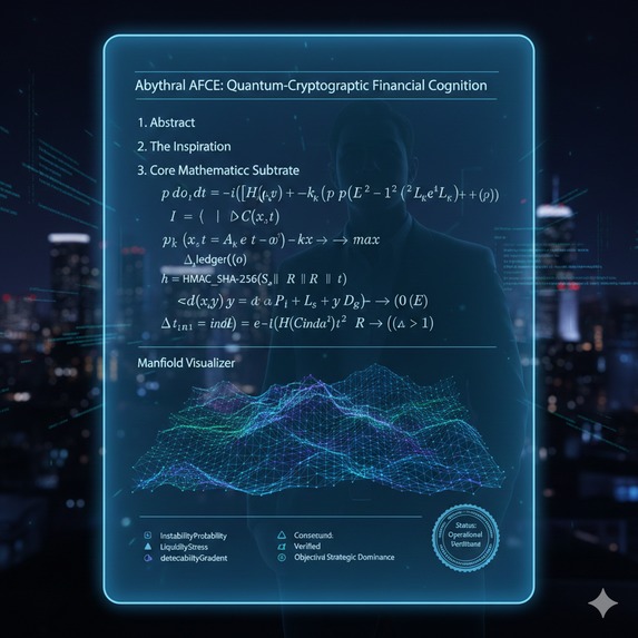 Abythral AFCE: A Sovereign-Grade Financial Cognition Engine – screenshot 3