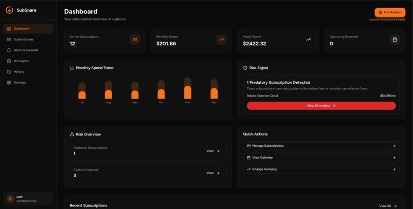 SubSnare – screenshot 1
