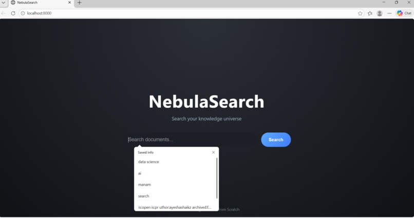 Nebulla_Search  – screenshot 4