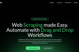 ScrapeFlow– No-Code Intelligent Web Scraping Platform