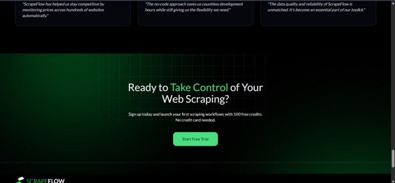 ScrapeFlow– No-Code Intelligent Web Scraping Platform – screenshot 3
