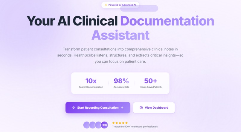 HealthScribe – screenshot 1