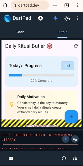 Daily-Ritual-Butler  – screenshot 3