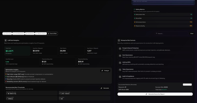 LLM Observability Copilot – screenshot 3