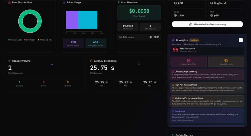LLM Observability Copilot – screenshot 5
