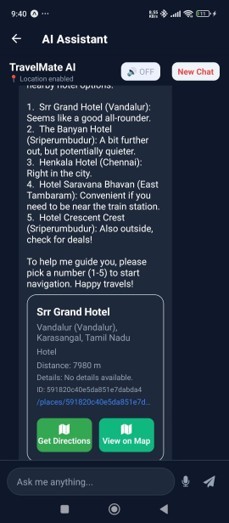 TravelMate – screenshot 4