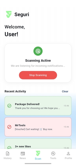 Seguri -  Digital Hand to Hold – screenshot 14