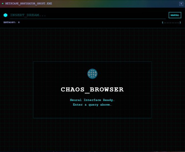 Netscape_Ghost.exe // Chaos Browser – screenshot 1