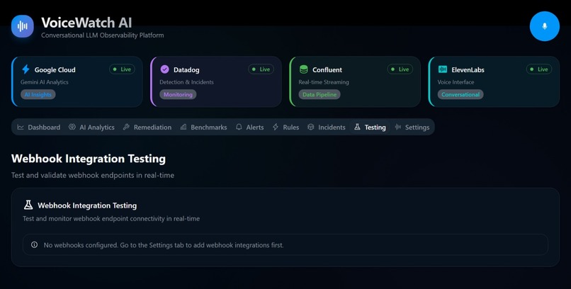 VoiceWatch AI AWS-Native LLM Observability Platform – screenshot 12