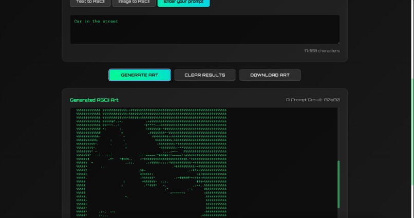 ASCII Art Generator – screenshot 4