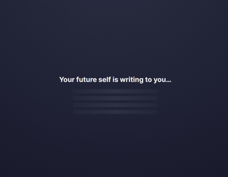 Future You — A Letter From Your Future Self – screenshot 2