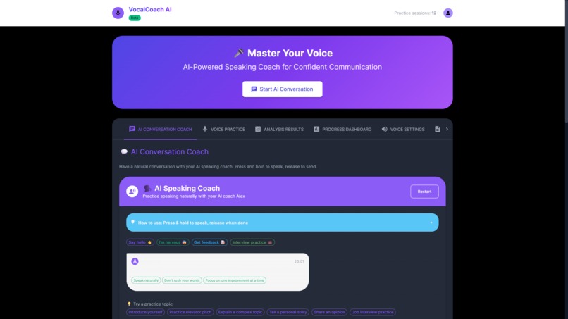 Vocal Coach AI – screenshot 3
