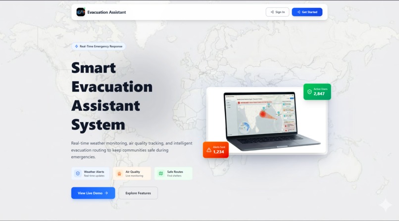 Evacuation Assistant – screenshot 1