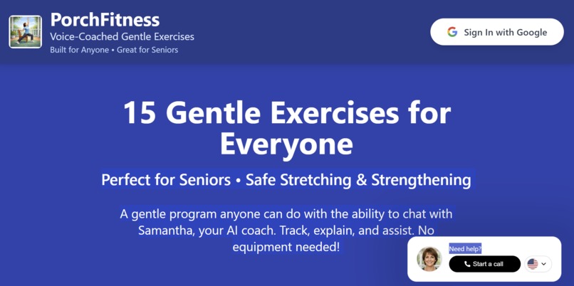 Porch Fitness  – screenshot 1