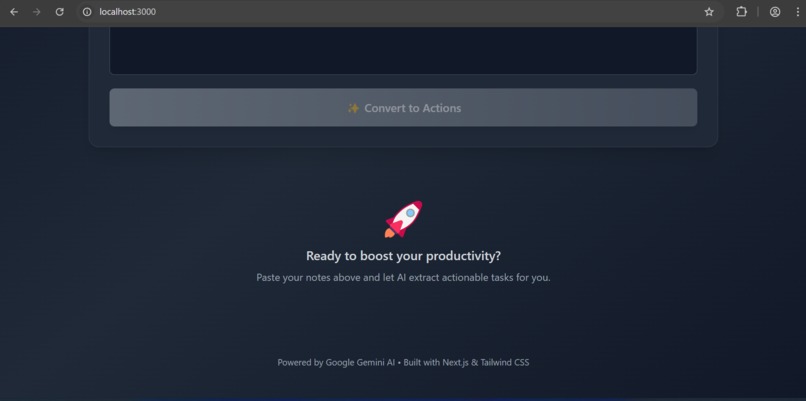 Note2Action – screenshot 2