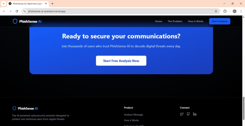 PhishSense  – screenshot 3