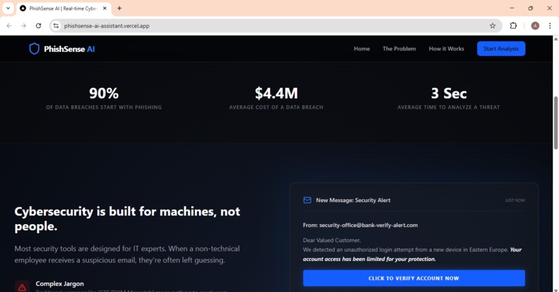 PhishSense  – screenshot 5