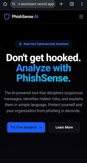 PhishSense  – screenshot 8