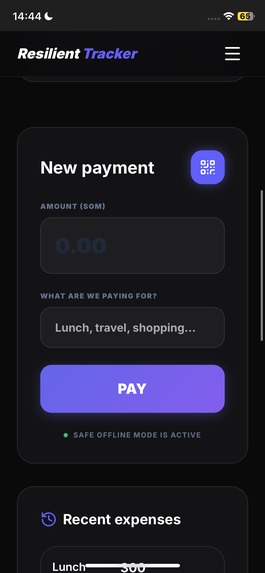 ResilientPay – screenshot 2