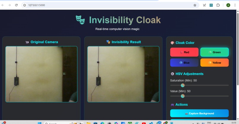 Invisibility Cloak – screenshot 1