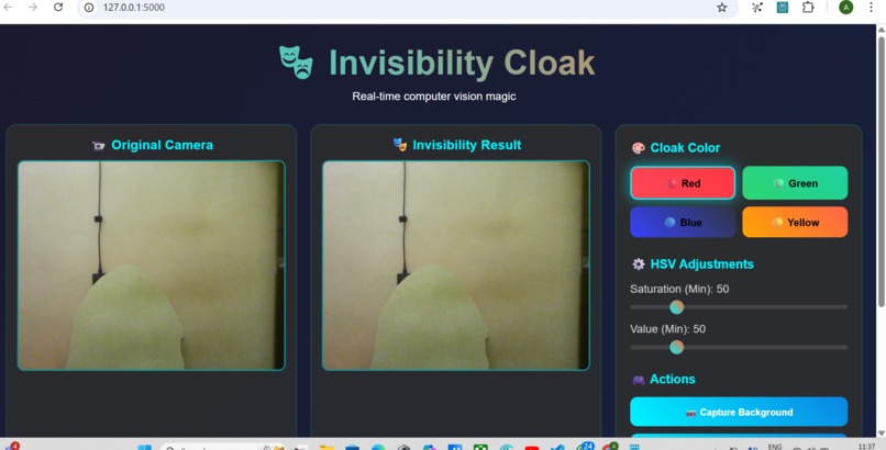 Invisibility Cloak – screenshot 3