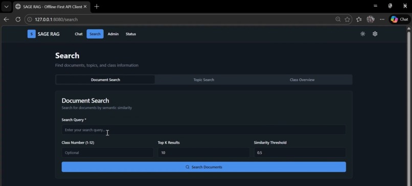 SAGE: Smart AI for Generative Education – screenshot 5