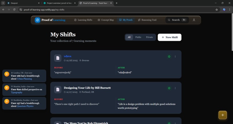 Proof of Learning – screenshot 3