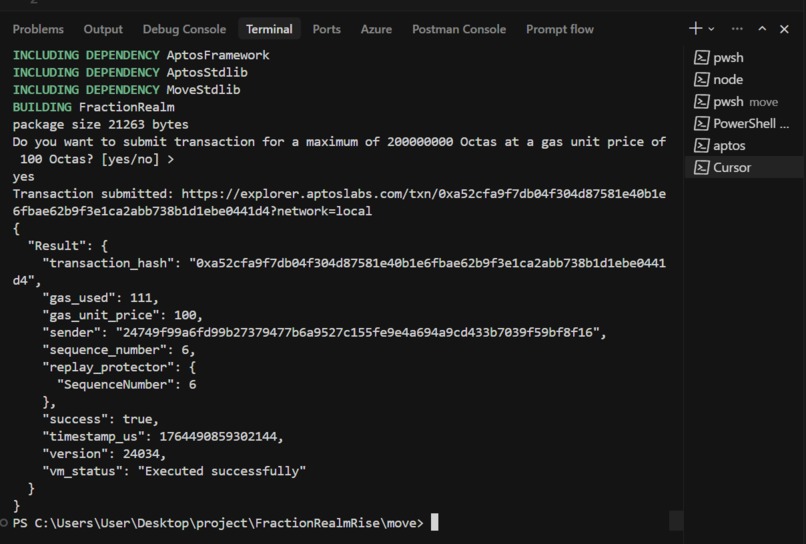 FractionRealmRise: Unlocking Finance with AI & RWAs – screenshot 4