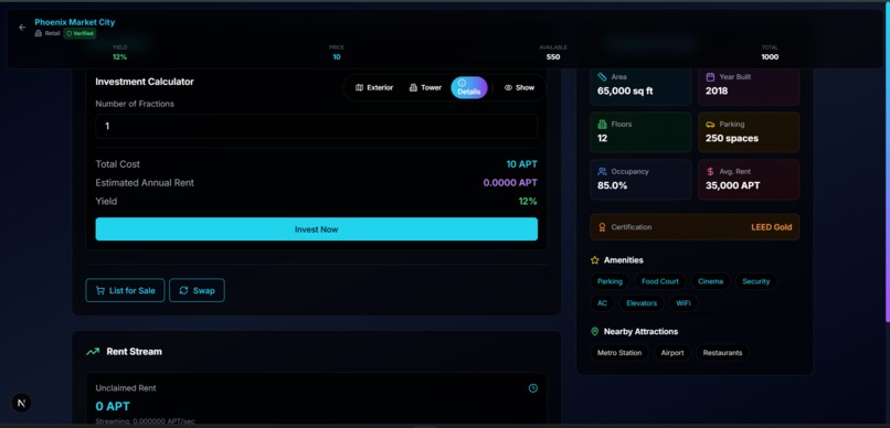FractionRealmRise: Unlocking Finance with AI & RWAs – screenshot 3