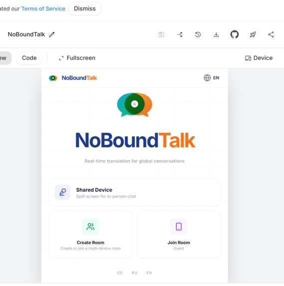 NoBoundTalk – screenshot 1