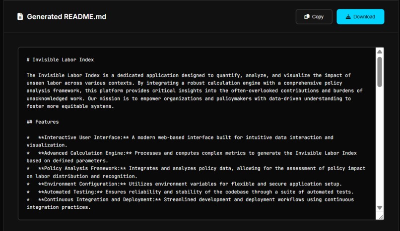 AutoReadme - Turn your Code Repository to Docs, Instantly – screenshot 5