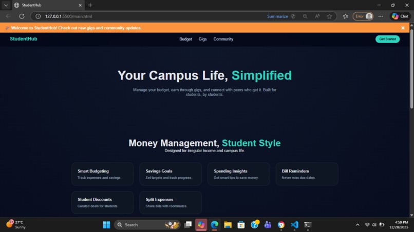 StudentHub – screenshot 1