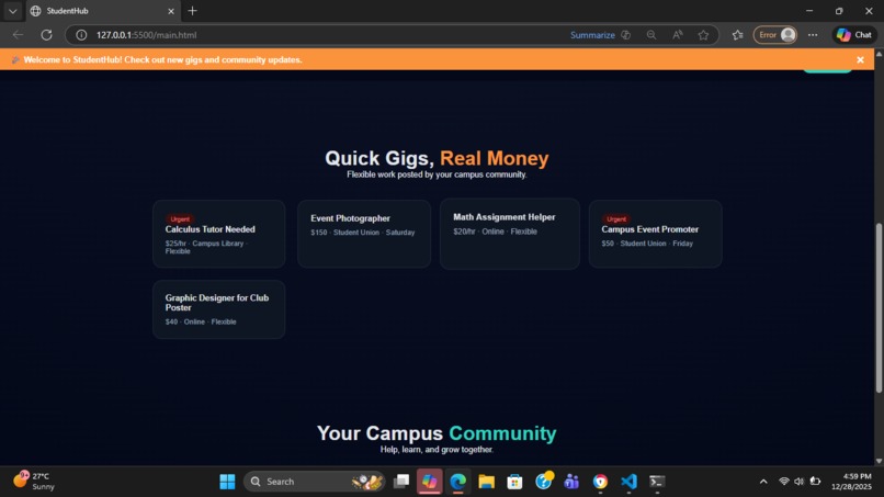 StudentHub – screenshot 2