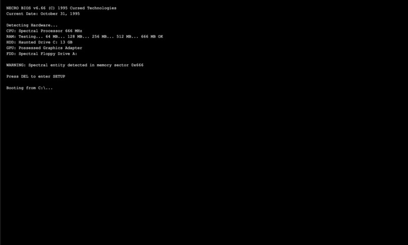 Necro-OS – screenshot 1